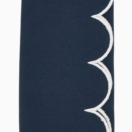 Scallop Hem Napkin Navy Set/4