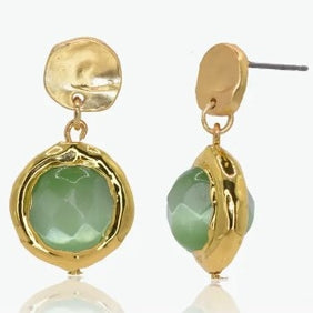 Coriandoli Earrings in Green