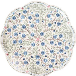 Villa Seville Scalloped Dessert/Salad Plate - Chambray