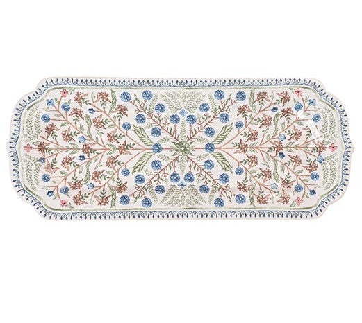 Villa Seville 15” Hostess Tray - Chambray