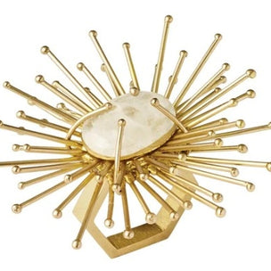 Flare Napkin Rings Gold Set/4