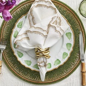 Flux Napkin Ring in Gold Set/4