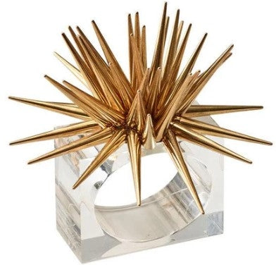 Astrid Napkin Ring in Gold Set/4