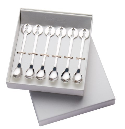 Kiss Condiment Party Spoons Silver Set/6