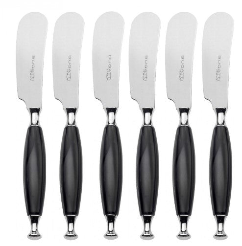 Country Black Spreaders / Butter Knives Set