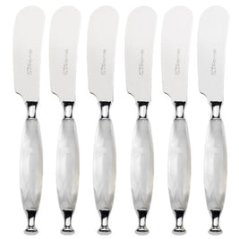 Country White Spreaders / Butter Knives Set