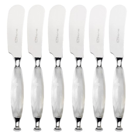 Country White Spreaders / Butter Knives Set