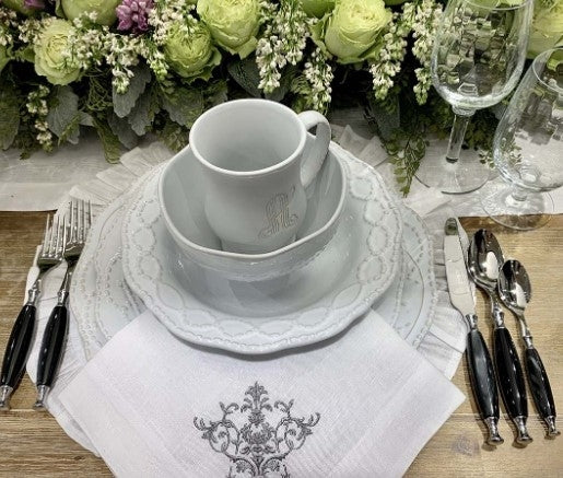 Country Black Five Piece Place Setting