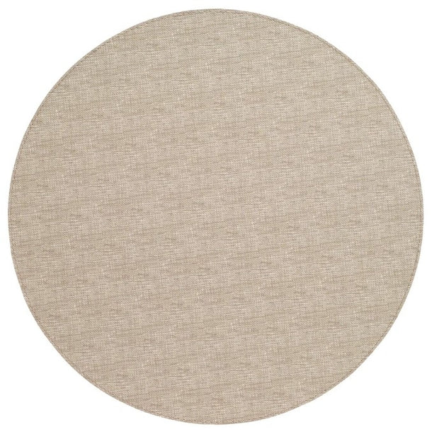 Pronto Beige Round Placemat Set/4
