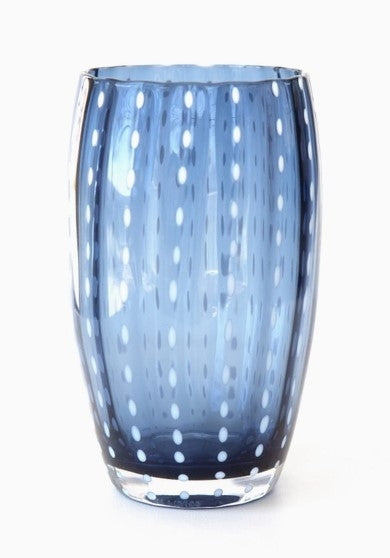 Perle Blue/Gray Beverage Set/4