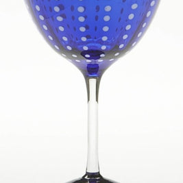 Perle Cobalt Martini/Cocktail Goblet Set/4