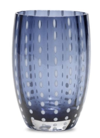 Perle Blue/Grey Tumbler Set/4