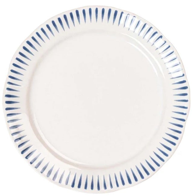 Sitio Stripe Dinner Plate Delft Blue