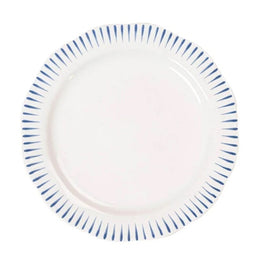 Sitio Stripe Dessert/Salad Plate Delft Blue
