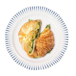 Sitio Stripe Dessert/Salad Plate Delft Blue