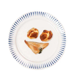 Sitio Stripe Side/Cocktail Plate Delft Blue