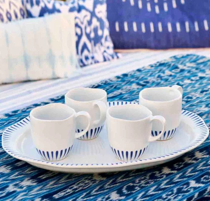 Sitio Stripe Mug Delft Blue