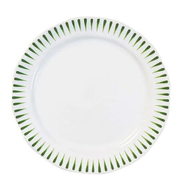 Sitio Stripe Dessert/Salad Plate Basil