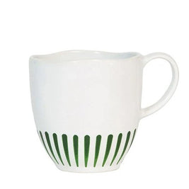 Sitio Stripe Mug Basil