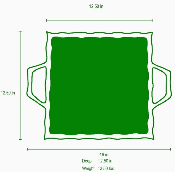 Monkeying Around Enamel Bamboo Square Tray