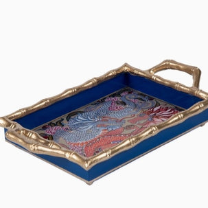 Dragon Enameled Chang Mai Tray