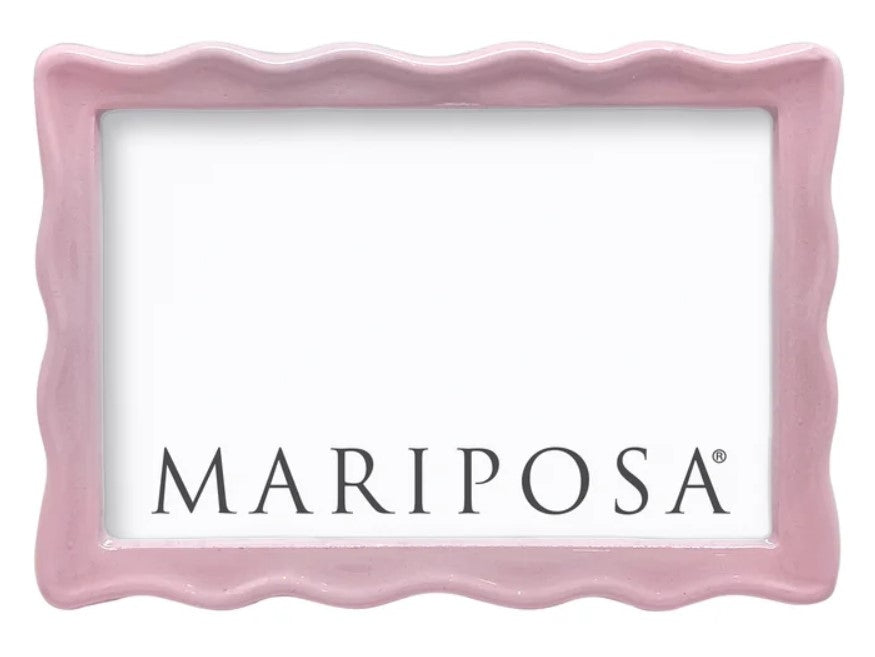 Wavy Pink 4" x 6" Frame