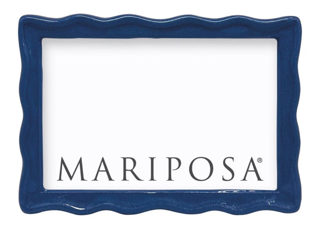 Wavy Navy 4" x 6" Frame