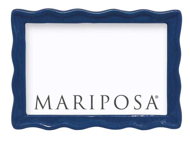 Wavy Navy 4" x 6" Frame