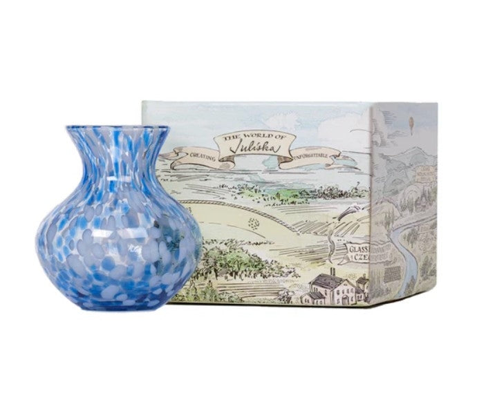 Puro Blue Glass Vase