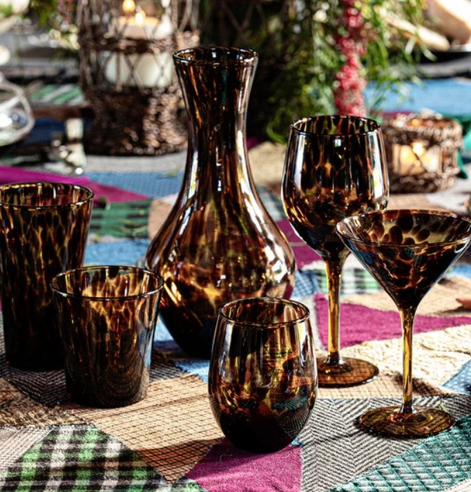 Puro Tortoiseshell Wine Glass Set/4