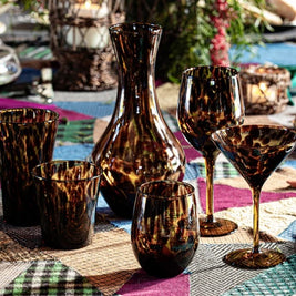 Puro Tortoiseshell Wine Glass Set/4