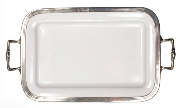 Tuscan Rectangular Tray with Handles