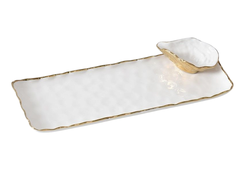 Sushi Tray with Mini Oyster Bowl