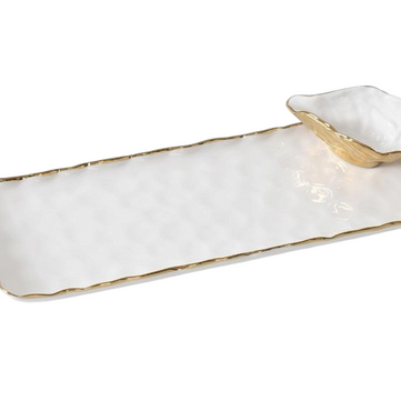 Sushi Tray with Mini Oyster Bowl