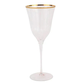Natalia Gold Water Glass