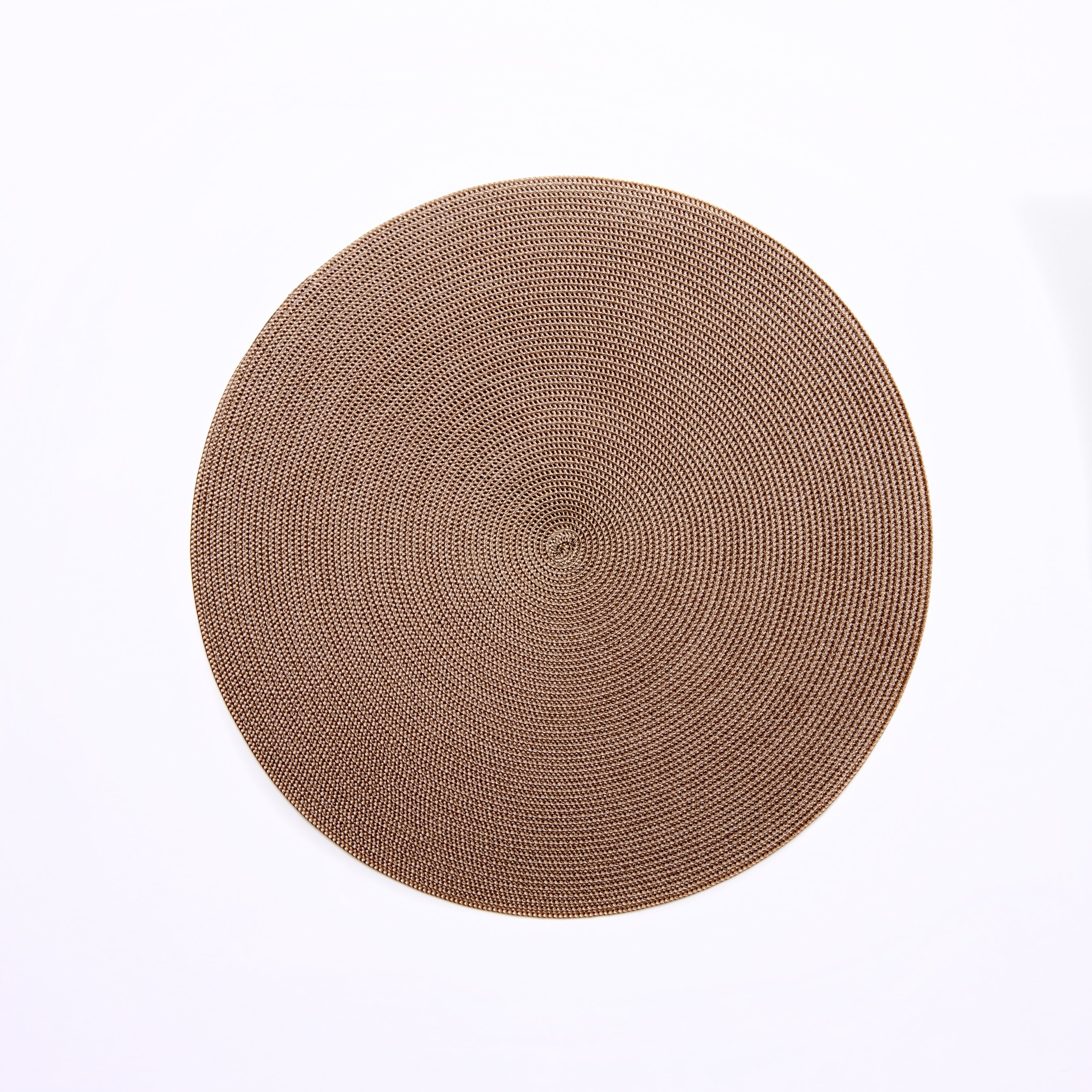 Round Placemat in Taupe Set/4
