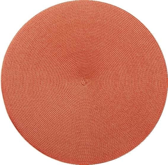 Round Placemat in Terracotta Set/4