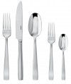 Flat Stainless Five Piece Place Setting