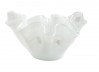 Onda Glass White Medium Bowl