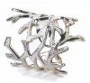 Coral Silver Napkin Ring Set/4