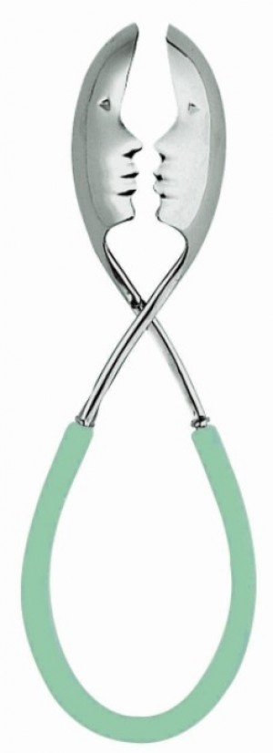 Kiss Tongs in Aqua