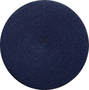 Round Placemat in Navy Set/4