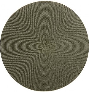 Round Placemat in Olive Set/4