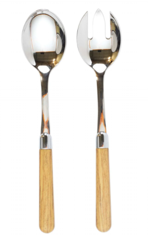 Albero Oak Salad Server Set