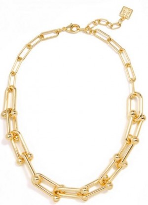 Chunky Cable Chain Clips Collar Necklace