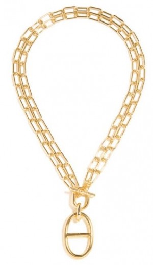 Mariner Link Charm Pendant Necklace