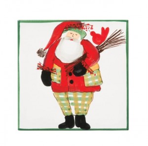 Old St. Nick Trivet with Wood Pile