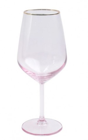 Rainbow Pink Wine Glasses Set/4