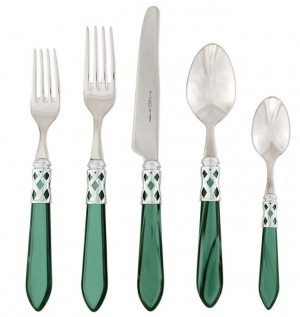 Aladdin Green Brilliant Five Piece Place Setting